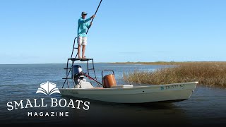A Boat Built For Duck Hunting, Crabbing, And Gill Net Fishing Boat Profile