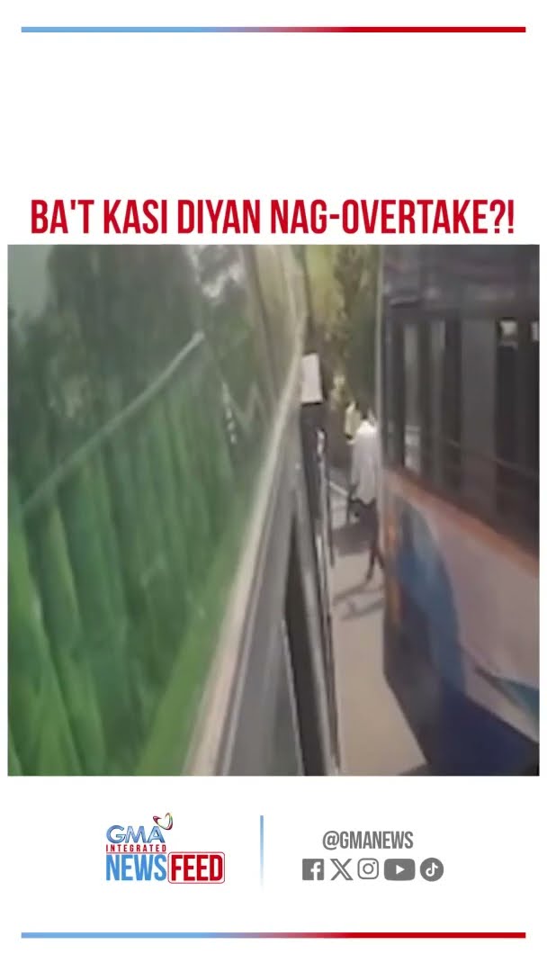 Pasaherong pasakay, naipit sa 2 bus | GMA Integrated Newsfeed