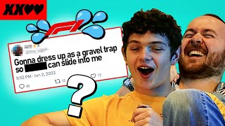 GUESS the F1 THIRST TWEETS (ft. Noah Jupe)