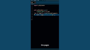Extract text from PDFs with Python! 🐍