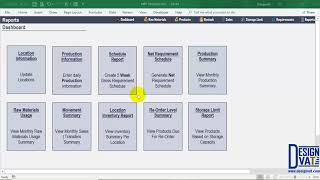 Production Planning & Scheduling MRP Spreadsheet [Material Requirement Planning] - Part 2