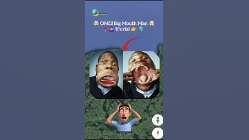 😱 OMG! big mouth man 😱 found on Google earth and Google map 🌏 #shorts #video #map #earthcastle