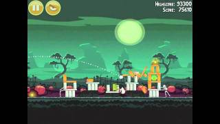 Angry Birds Seasons Hamoween 1-13 Halloween 2012 Hamoween Walkthrough 3 Star