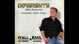 Miniatura de vídeo de "Mis Amores Wall Oliveros & Emil Aldana Autor Hector Zuleta Lo Mas Sonado 2018"