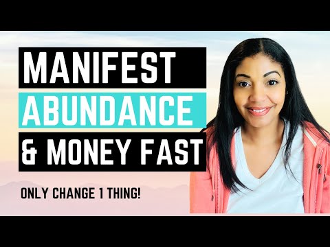 MANIFEST ABUNDANCE & MONEY QUICK!  / Easy Steps To Reprogram Abundance NOW!