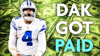 Breaking Down Dak Prescott's MASSIVE Contract Extension With The Dallas Cowboys!!