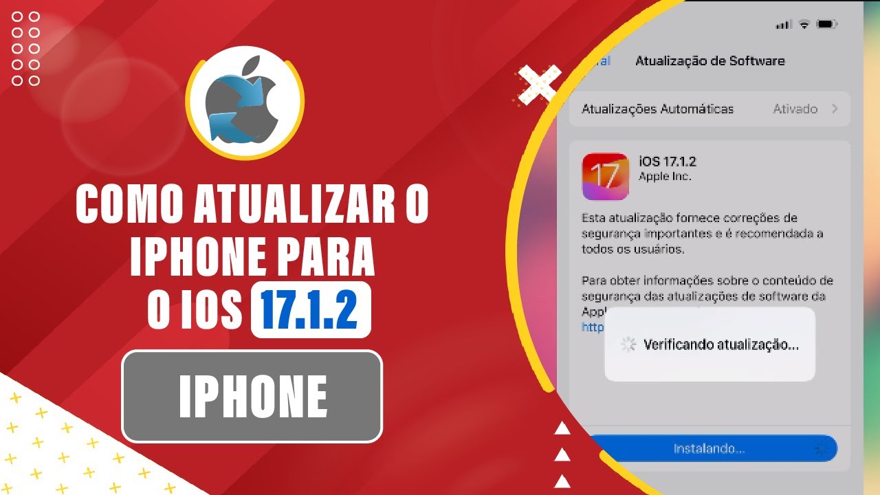 COMO ATUALIZAR O IPHONE PARA O IOS 17.1.2 - YouTube