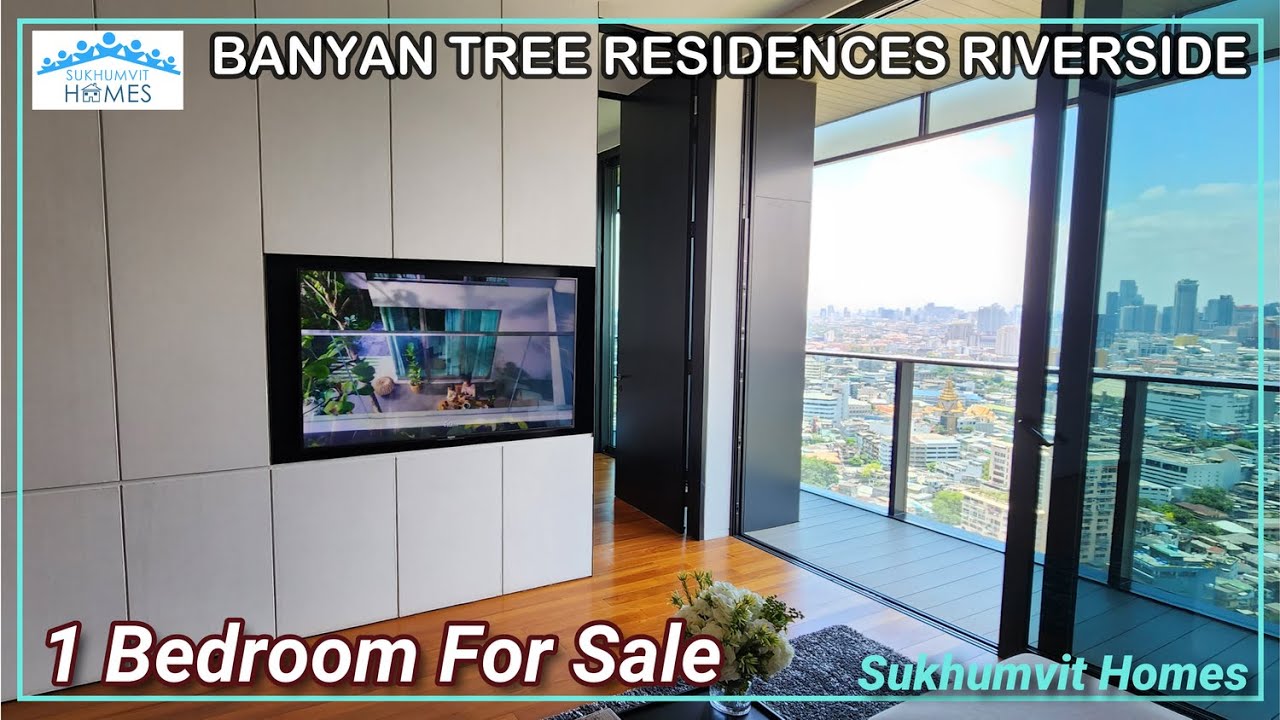 Best Views 31st Floor Banyan Tree Residences Riverside 1 Bedroom Condo For Sale