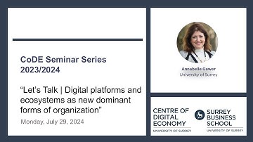 Digital platforms and ecosystems as new dominant forms of organization