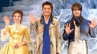 ミュージカル「二都物語」開幕！　井上芳雄「12年ぶりにできてうれしい」　浦井健治「相思相愛だなと…」（取材会／井上芳雄 浦井健治 潤花）