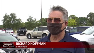 'I'm a little apprehensive,' says shopper at Palm Beach mall during reopening