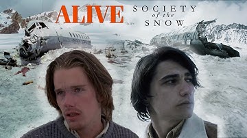 Alive (1993) & Society of the Snow (2023) side-by-side comparison