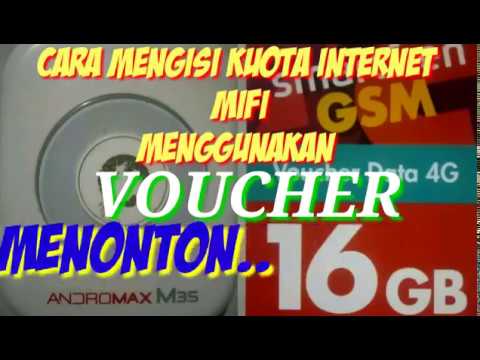 Cara Mengisi Voucher Kuota Pada Andromax M3Y. 