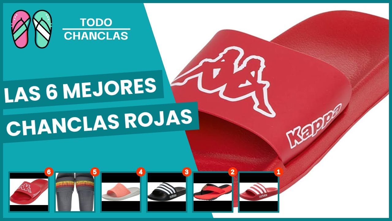 Las 6 mejores chanclas rojas - YouTube