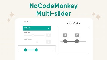 How to Use the NoCodeMonkey Multi slider Component in Your Adalo Apps