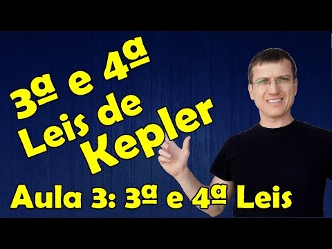 3ª e 4ª LEIS DE KEPLER - GRAVITAÇÃO -  Aula 3 - Prof.  Marcelo Boaro