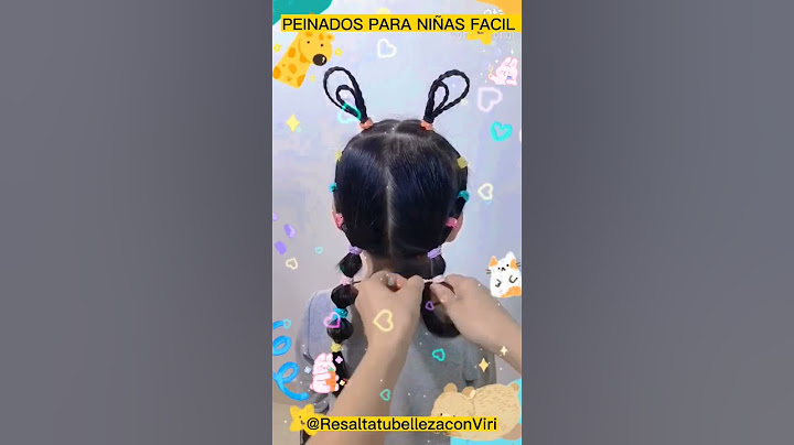peinados faciles para niñas orejas de conejo, peinados locos