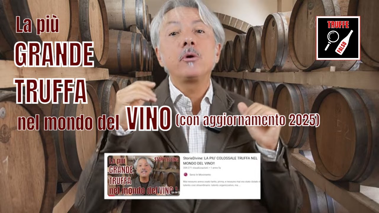 La più COLOSSALE TRUFFA nel MONDO del VINO (con AGGIORNAMENTO 2025 )