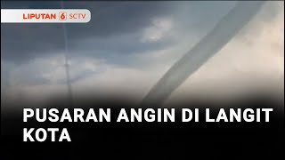 Mengerikan! Pusaran Angin Muncul Di Sebuah Waduk | Liputan 6