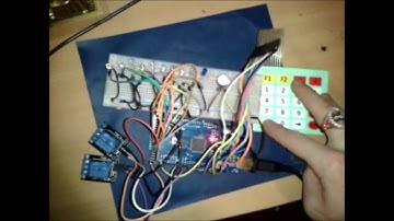 Arduino - 4x5 Matrix Keypad Example Code and Schematic