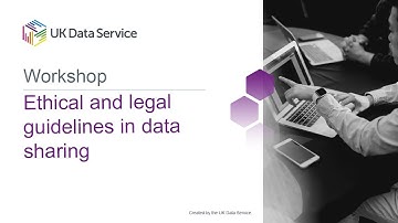 Ethical and legal guidelines in data sharing