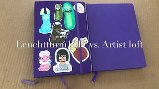 $20 vs. $5 BULLET JOURNAL || Leuchtturm 1917 vs Artist Loft Notebook||