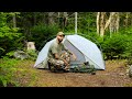 Solo Camping With Lightweight Tent And Hiking Gear