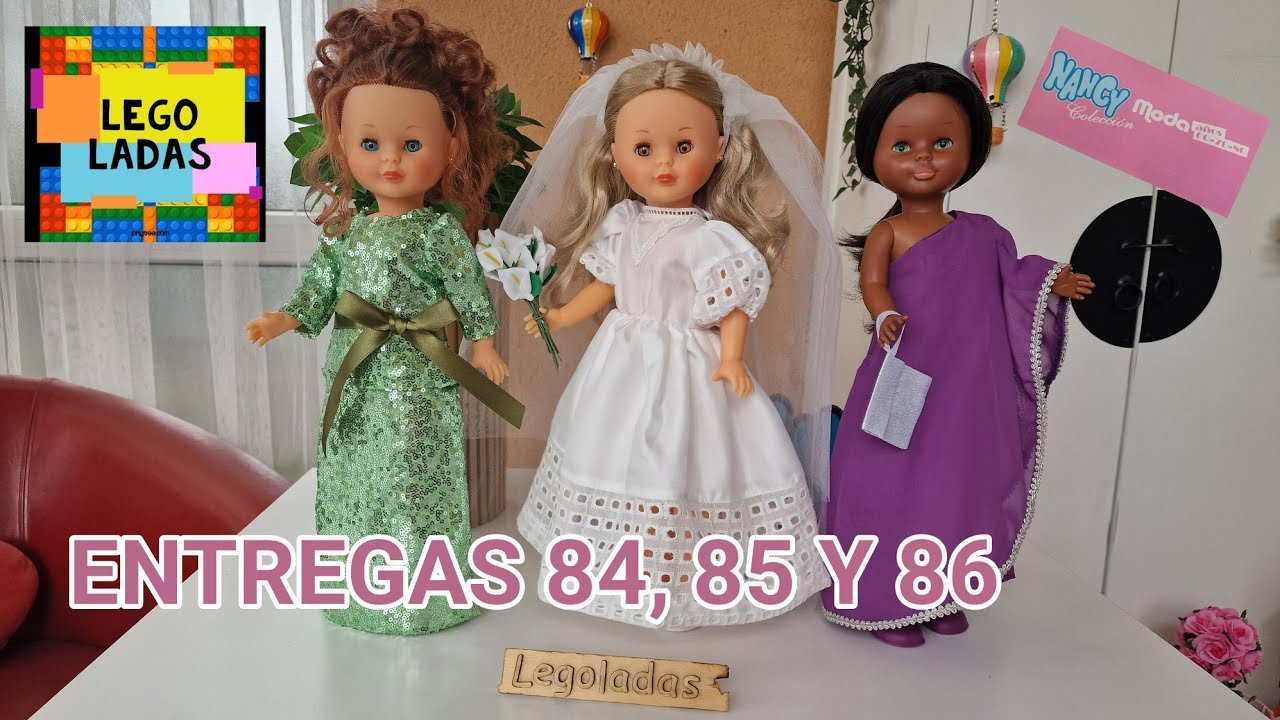 Colección NANCY moda años 60-70-80 de Planeta DeAgostini entrega 84, 85 y 86 👗❤️