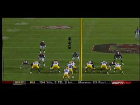 Carolina-LSU: 2nd Qtr-Carlos Thomas' INT