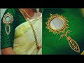 Vaal kannadi design work| aari work Tutorial| on chudidhar Top or on sleeves of blouse