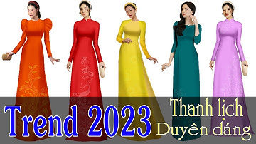 Kiểu ÁO DÀI đẹp này mặc tôn dáng Thanh Lịch, Duyên Dáng cho chị em💖Vải Áo Dài S