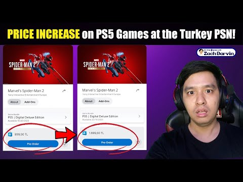 PRICE INCREASE UPDATE on PS5 Games at the Turkey PSN Store