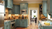 Chalk Paint on Kitchen Cabinets - YouTube