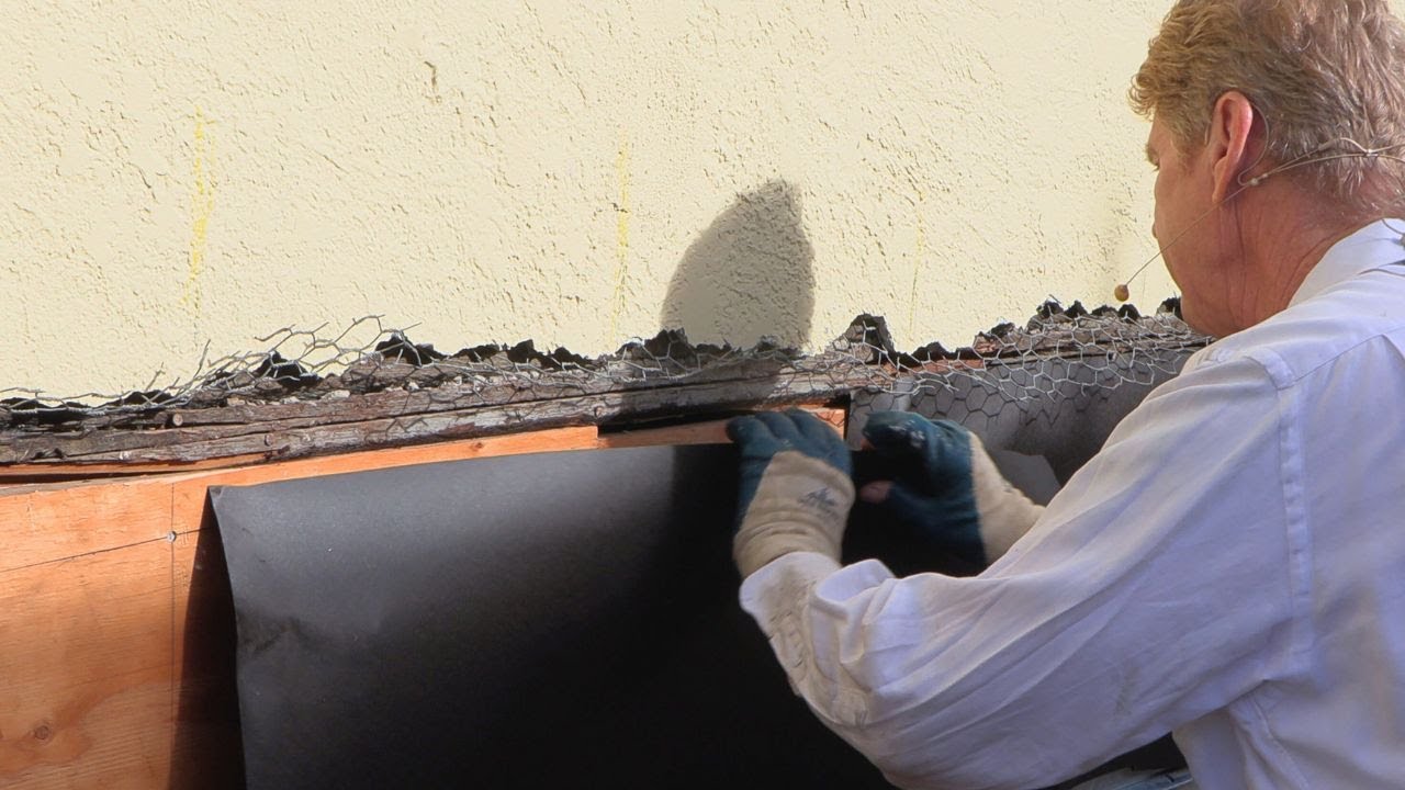 Waterproofing new construction with old stucco wood lath YouTube