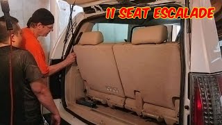 11 Passenger EscaladeInstalling 4th Row Bench SeatCustom SUV JobEscalade Premium ESV