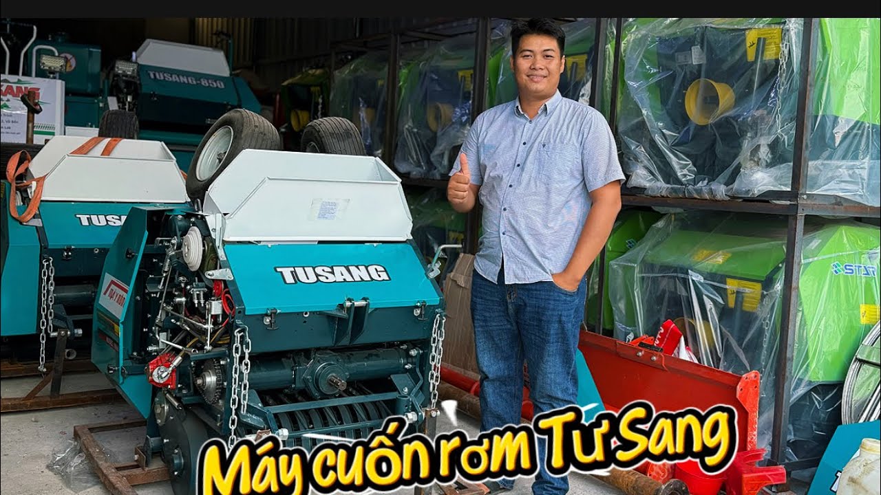 Thông số kỹ thuật máy cuốn rơm tư sang sên 60 cốt lớn 35 sọ to chà bá độ hết bài cho anh em cuốn rơm