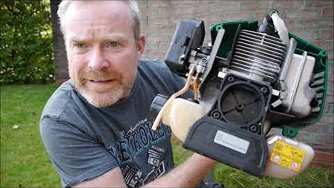 Petrol Strimmer bogs down, wont rev up. Simple DIY fix.  VSG Ep60