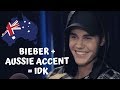 Justin Bieber Attempting an Australian Accent!!