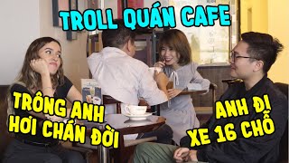 Giả vờ nói chuyện VÔ DUYÊN ở quán cafe và PHẢN ỨNG của người xung quanh | HÀNG XÓM TÂY