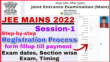How To Fill JEE Mains Form 2022 | Jee mains 2022 application form fillup Step by step | JEE Mains