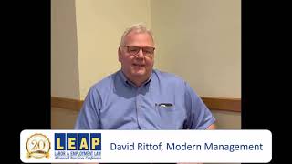 LEAP 2024 - Dave Rittof - Employment Disruptions