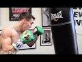 Michael conlan destroying the heavy bag with power  speed