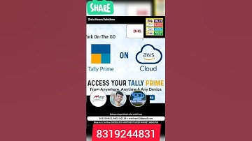 tally on cloud |use Tally from anywhere in device #tally #cloudcomputing #barcode #software