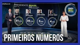 Eleições 2022: veja os primeiros números da apuração e como votaram os candidatos à Presidência