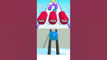 BALL RUN 2048 GAME ⚽️❗️ All Levels Gameplay Android, IOS Walkthrough #shorts