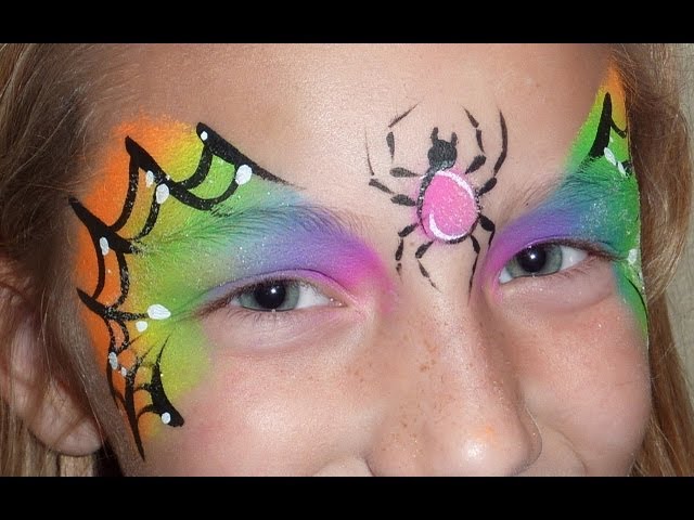 Rainbow Spider - Face Paint World