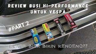 Tes Performa Busi Iridium NGK CR8EIX di Vixion