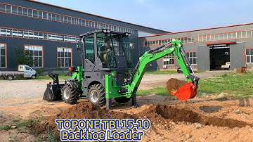 Chinese TOPONE high-quality multi-purpose Mini backhoe loader can be either loader or excavator