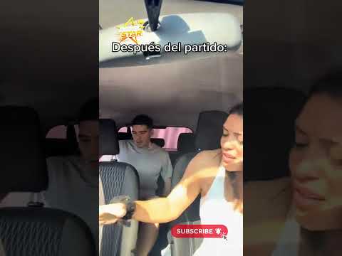 La pareja perfecta… hasta perder el partido 🤣