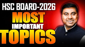 MOST IMPORTANT TOPICS || HSC BOARD-2026 || MUKESH SIR #hscboard  #pgmn